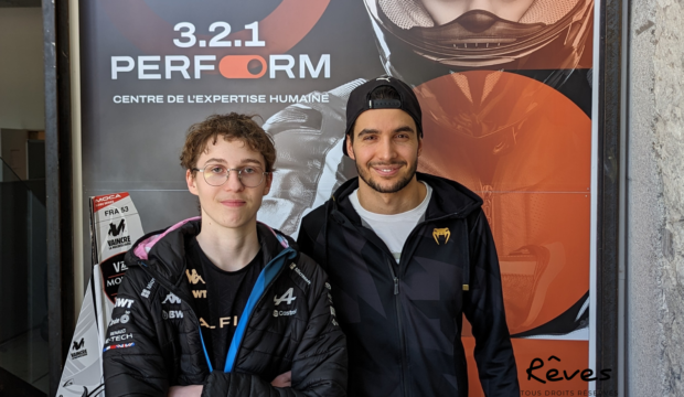 Emile a rencontré Esteban Ocon 