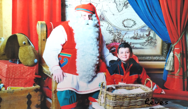 Maxence a rencontré le Père Noël en Laponie