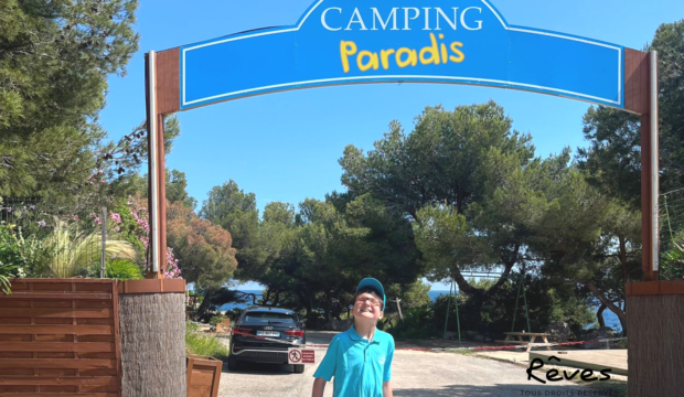 Augustin  a rencontré l'équipe de Camping Paradis