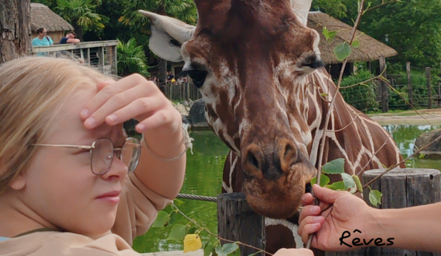 Yaelle a fait un séjour au zoo de Beauval