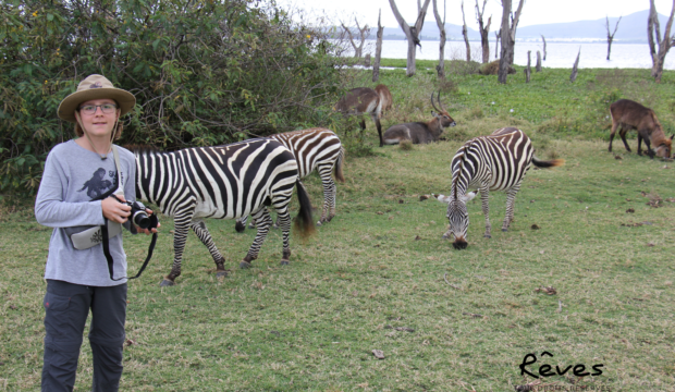 Samuel a fait un Safari au Kenya