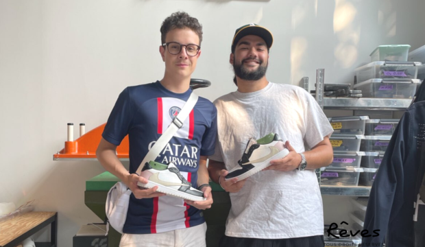 Mathieu a fabriqué ses baskets