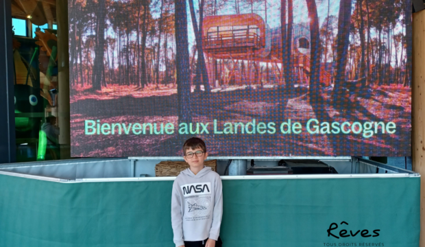 Alex a fait un séjour en famille à Center Parcs